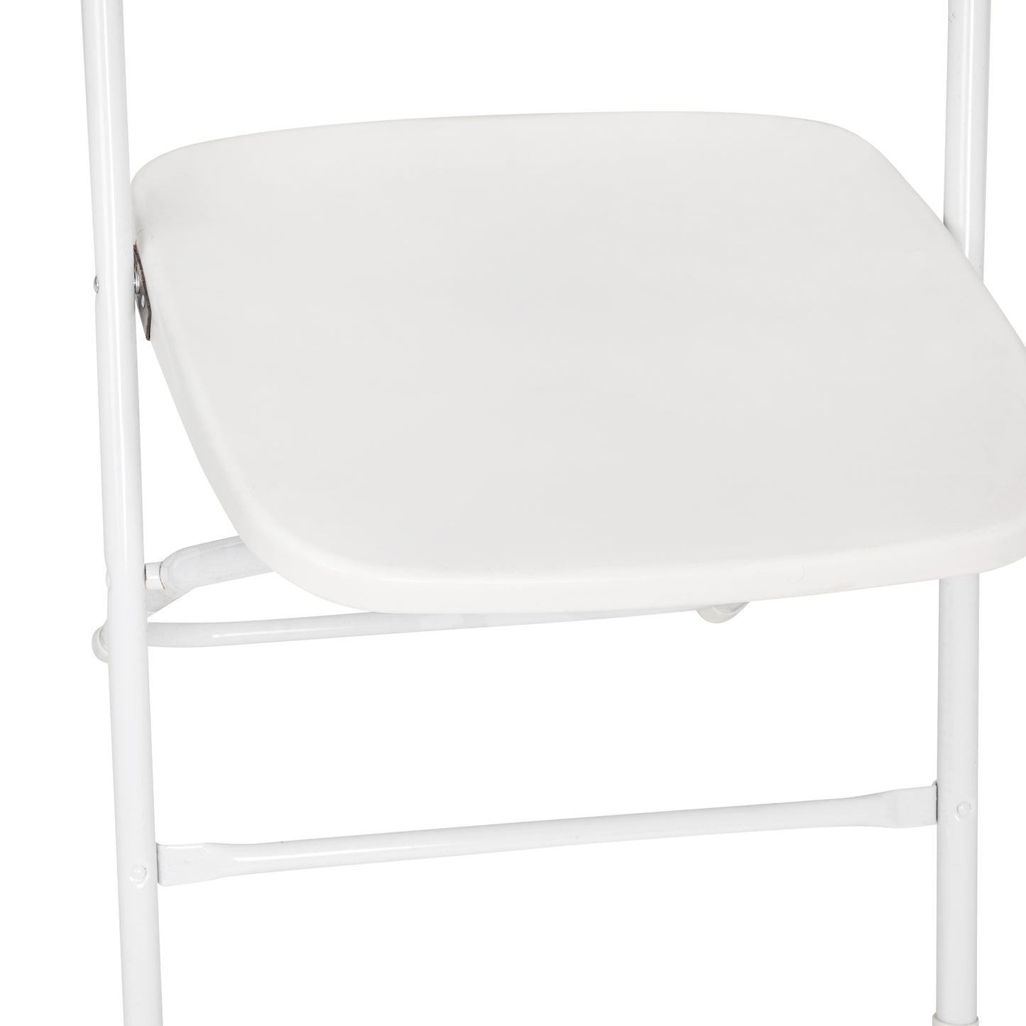 Hercules Big and Tall Commercial Folding Chair - Extra Wide 650LB. Capacity - Durable Plastic - White, 4-Pack White