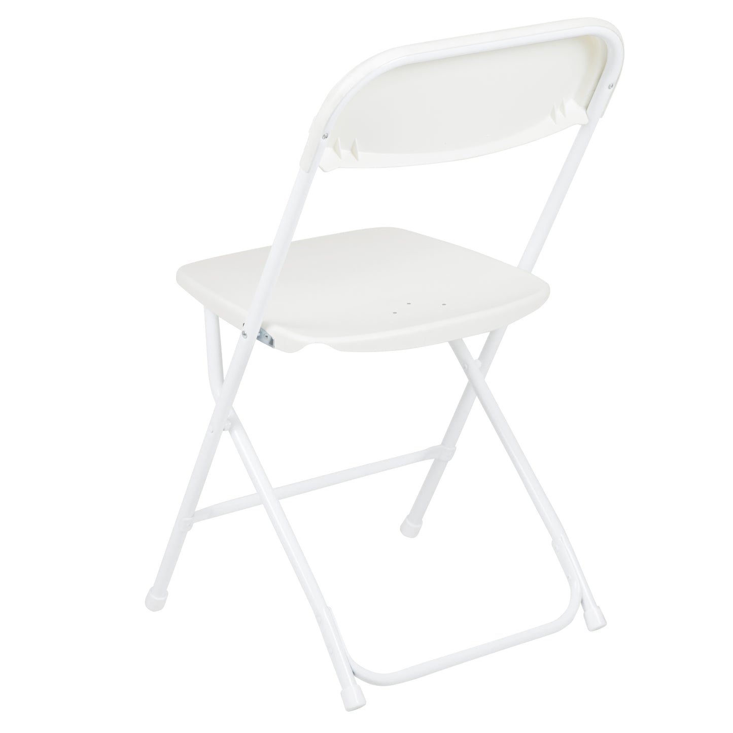 Hercules Series Plastic Folding Chair White - 2 Pack 650LB Weight Capacity Comfortable Event Chair-Lightweight Folding Chair White