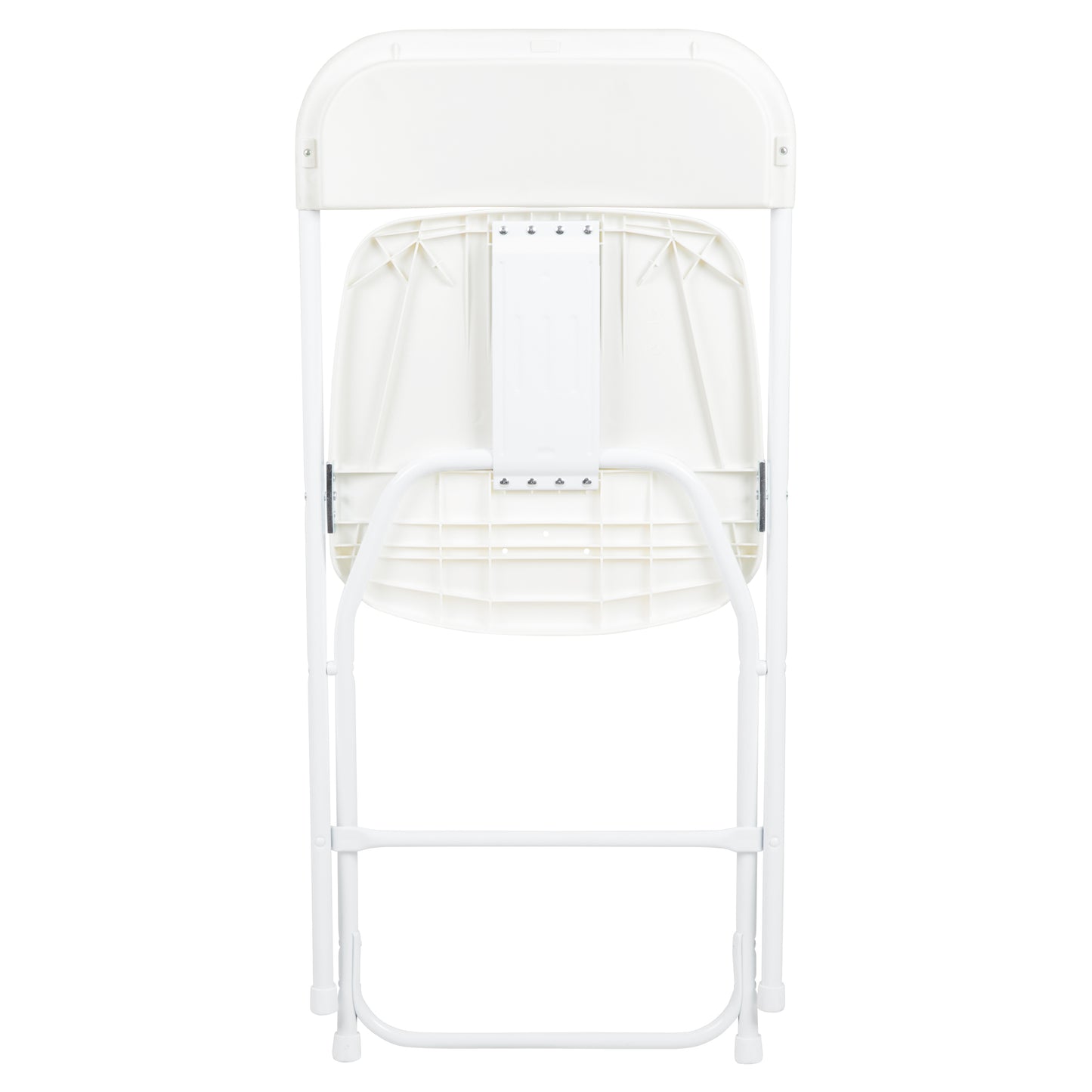 Hercules Series Plastic Folding Chair White - 2 Pack 650LB Weight Capacity Comfortable Event Chair-Lightweight Folding Chair White