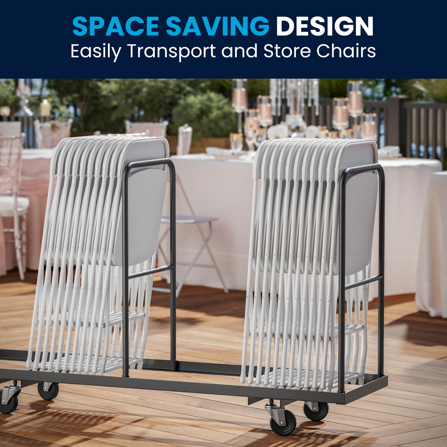 Hercules Series Plastic Folding Chair White - 2 Pack 650LB Weight Capacity Comfortable Event Chair-Lightweight Folding Chair White
