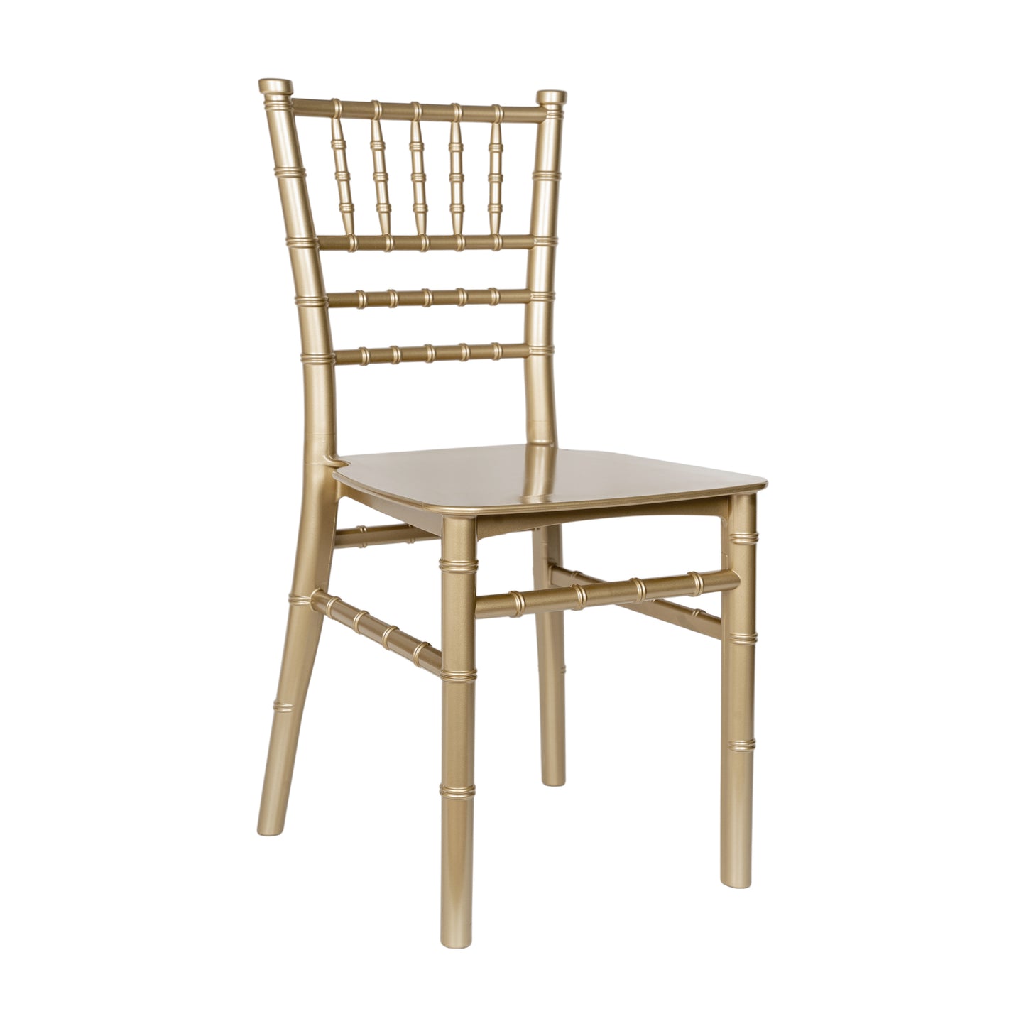 HERCULES Child Size Gold Chiavari Chair – Durable Resin Kids Chair for Weddings, Parties & Everyday Use Gold