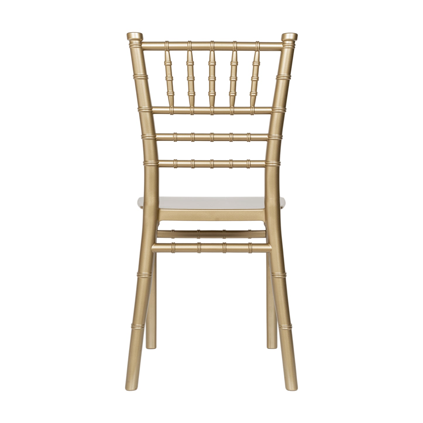 HERCULES Child Size Gold Chiavari Chair – Durable Resin Kids Chair for Weddings, Parties & Everyday Use Gold