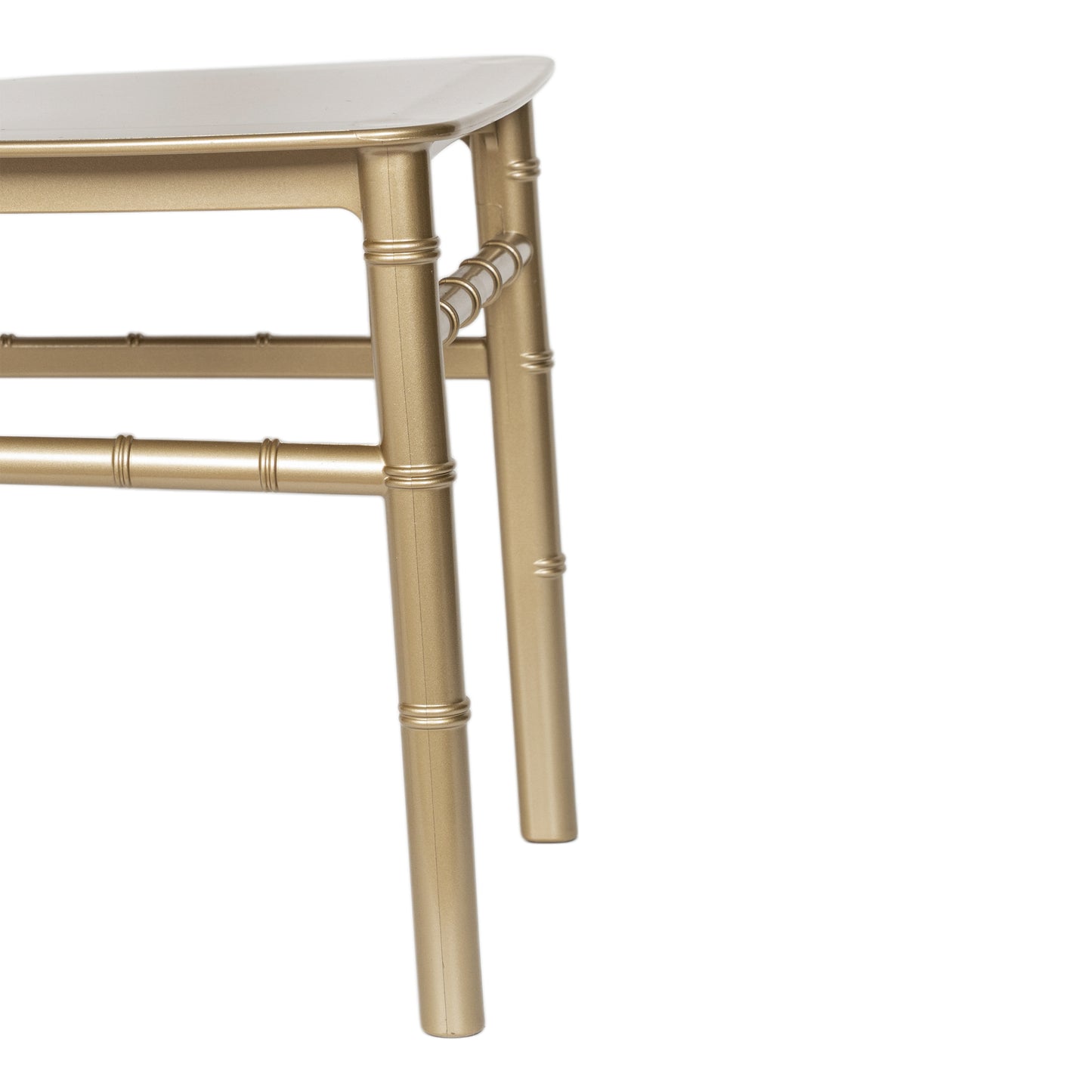 HERCULES Child Size Gold Chiavari Chair – Durable Resin Kids Chair for Weddings, Parties & Everyday Use Gold
