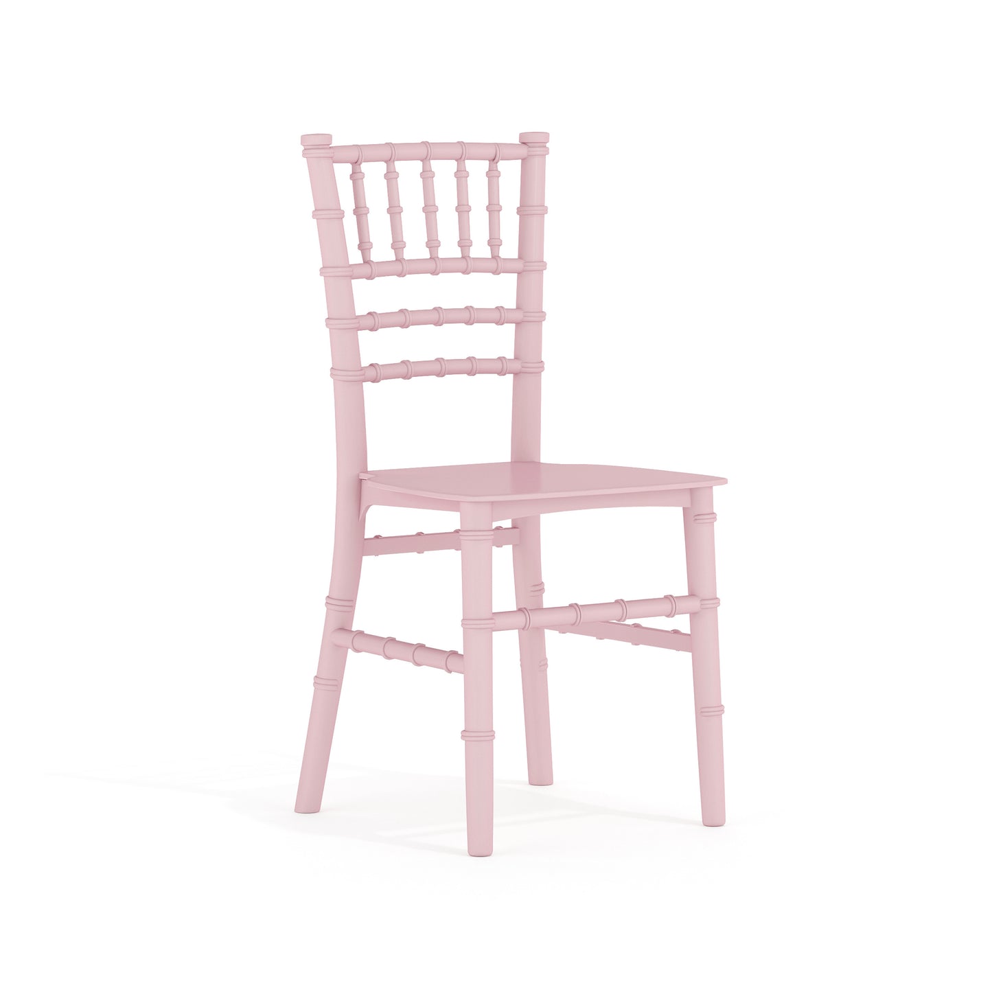HERCULES Child Size Pink Chiavari Chair – Durable Resin Kids Chair for Weddings, Parties & Everyday Use Pink