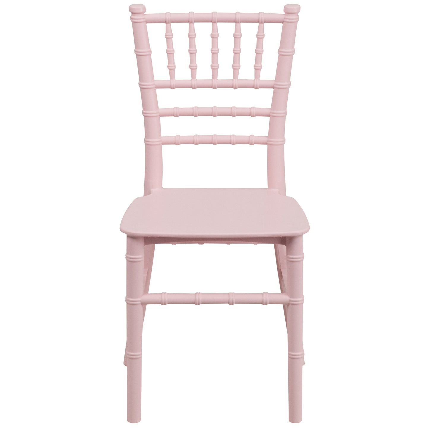 HERCULES Child Size Pink Chiavari Chair – Durable Resin Kids Chair for Weddings, Parties & Everyday Use Pink