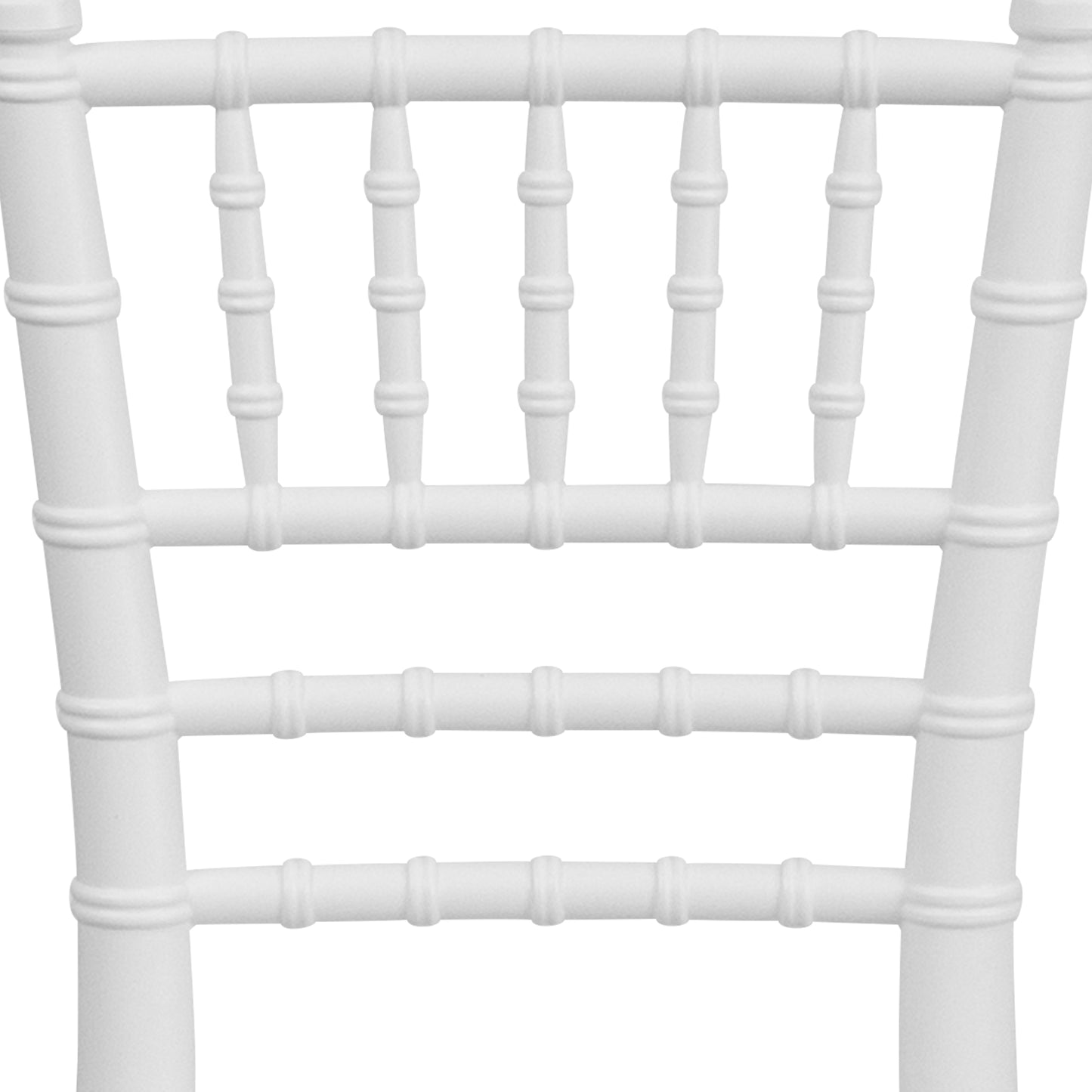 HERCULES Child Size White Chiavari Chair – Durable Resin Kids Chair for Weddings, Parties & Everyday Use White