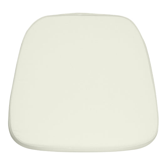 Louise Soft Ivory Fabric Chiavari Chair Cushion Ivory