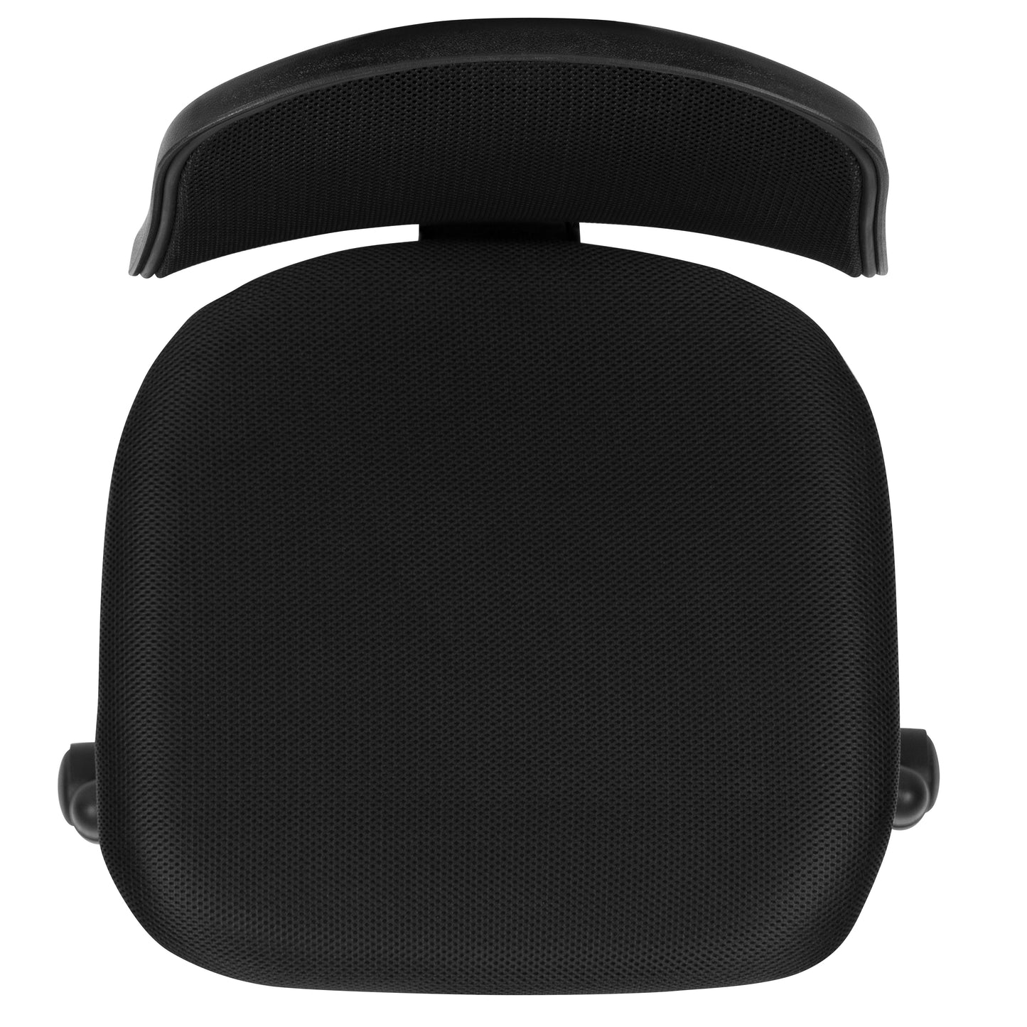 Flash Fundamentals Mid-Back Black Mesh Swivel Task Office Chair with Pivot Back Black
