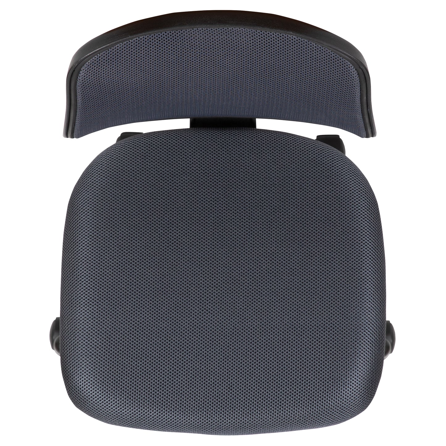 Flash Fundamentals Mid-Back Gray Mesh Swivel Task Office Chair with Pivot Back Gray
