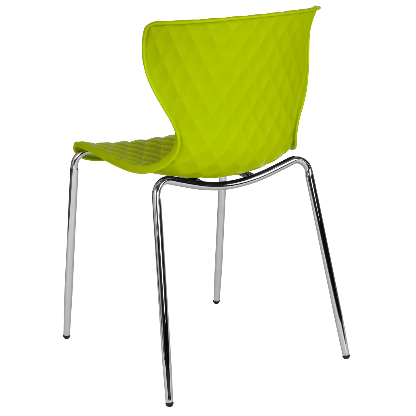 Lowell Contemporary Design Citrus Green Plastic Stack Chair Citrus Green