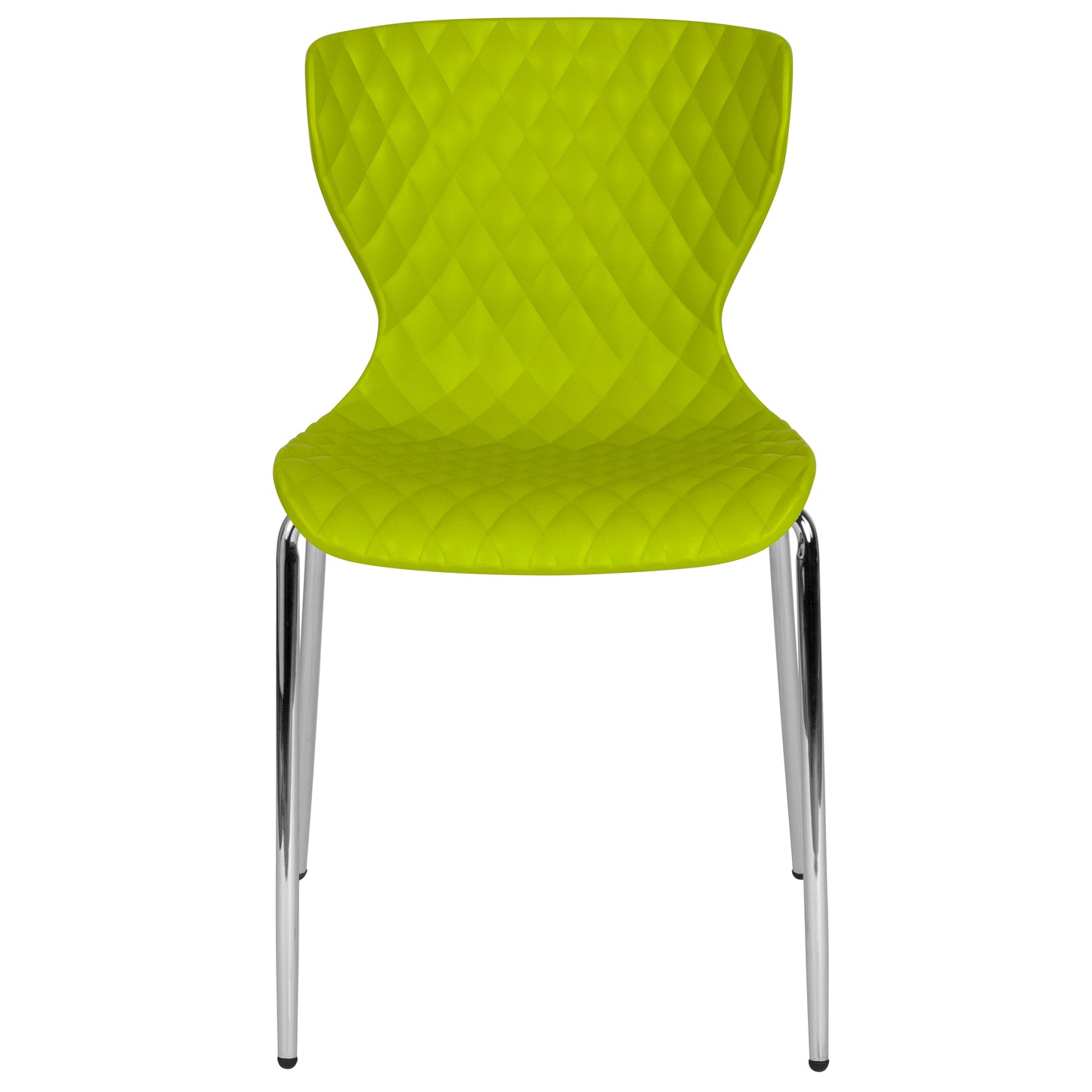 Lowell Contemporary Design Citrus Green Plastic Stack Chair Citrus Green