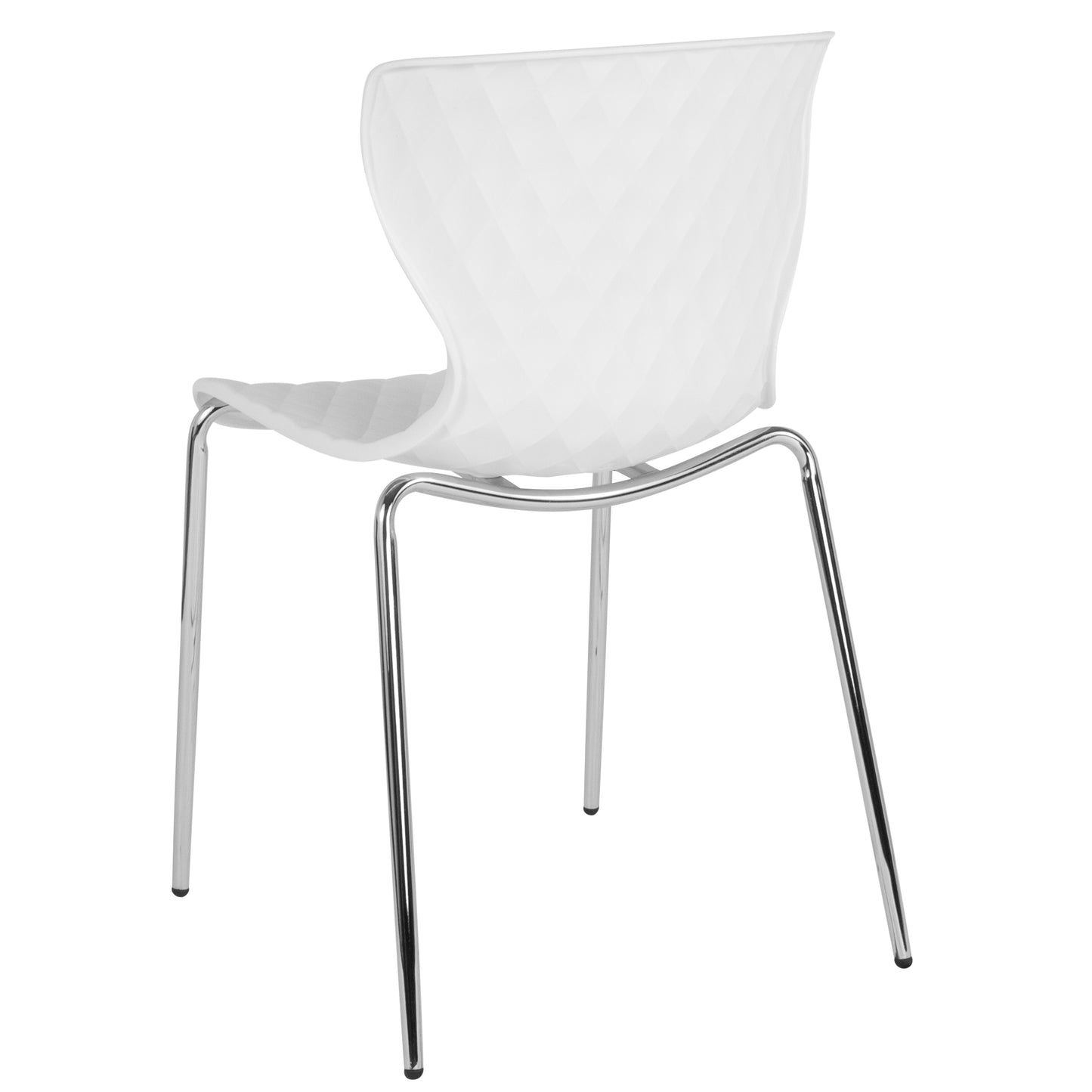 Lowell Contemporary Design White Plastic Stack Chair White