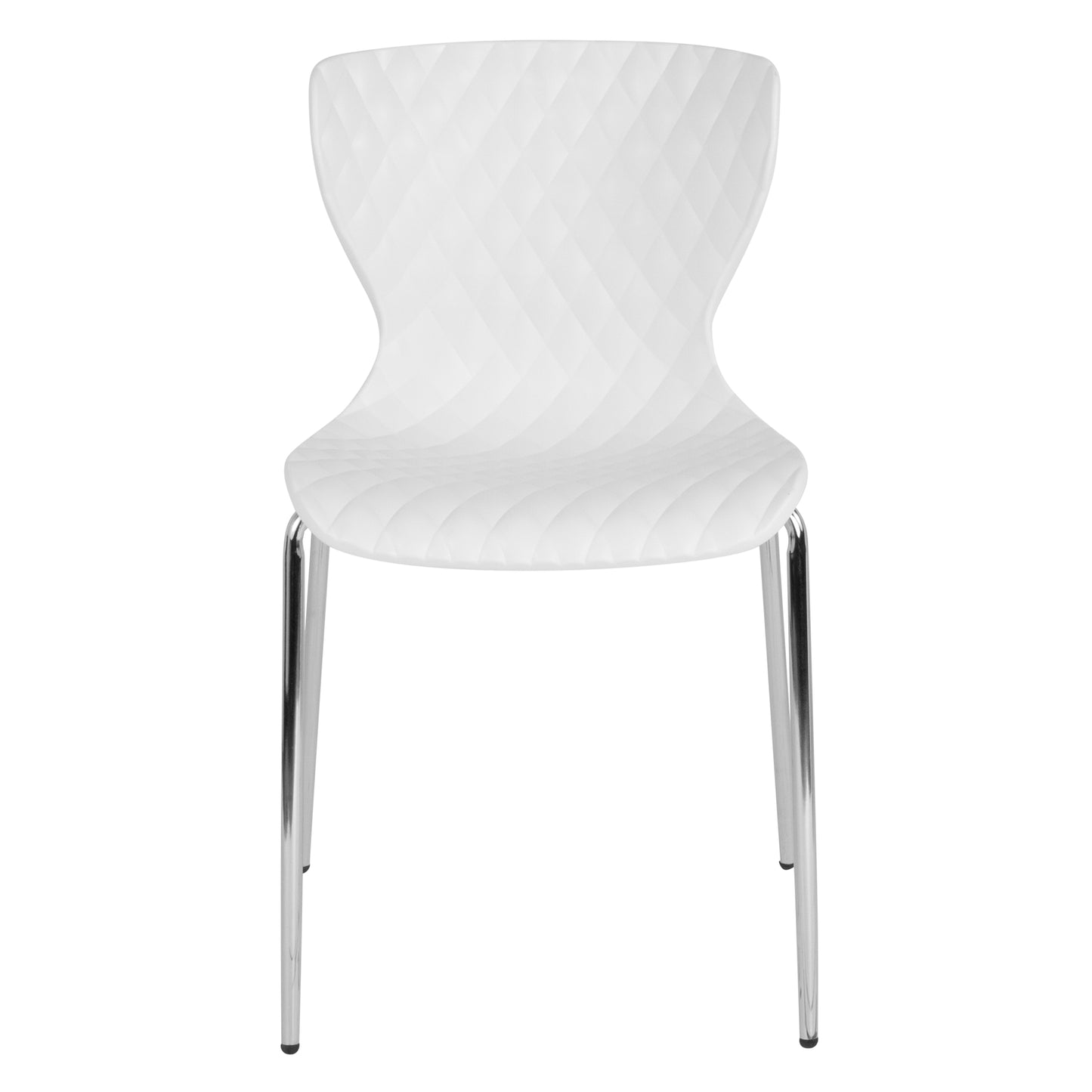 Lowell Contemporary Design White Plastic Stack Chair White