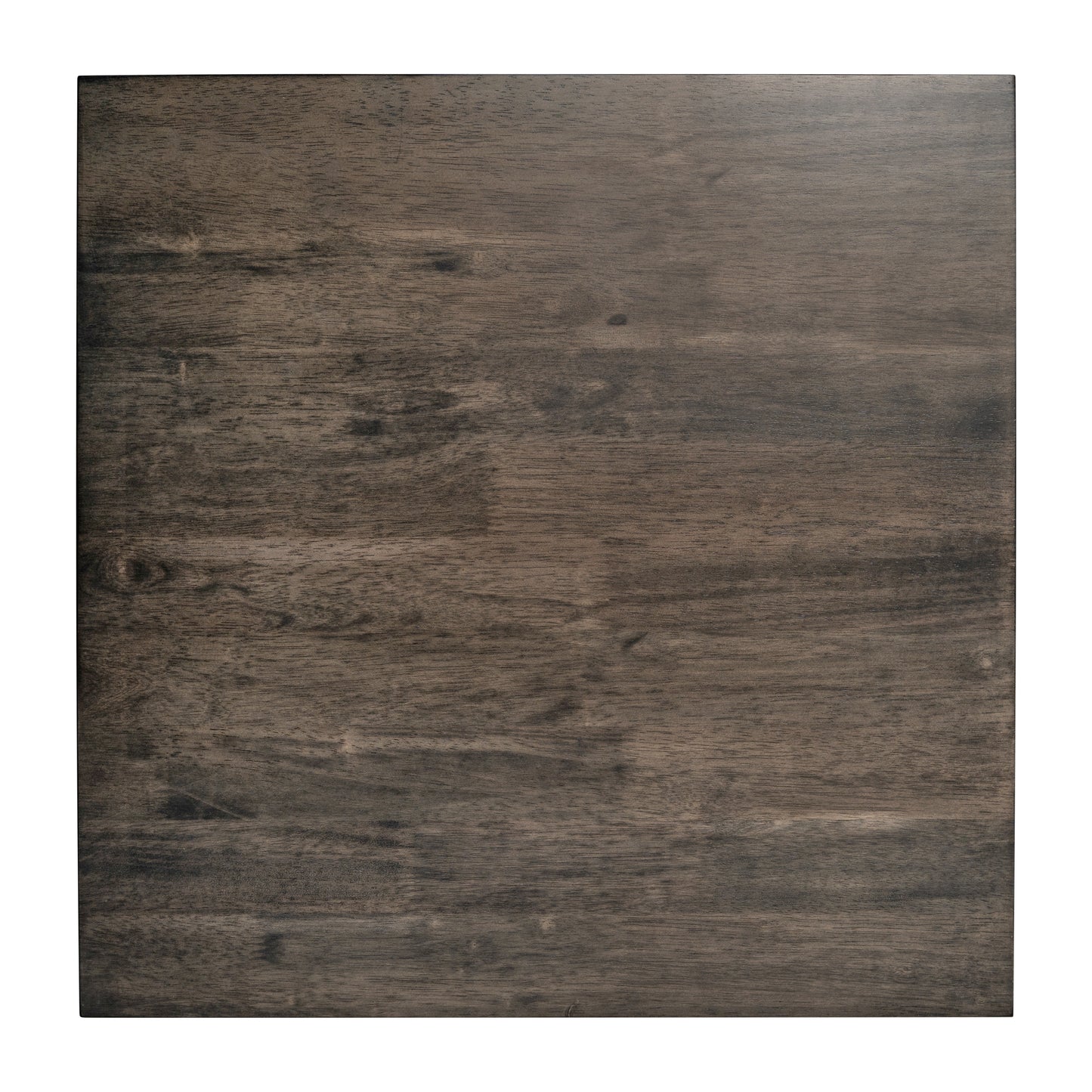Jasper Farmhouse Style Solid Wood End Table with Traditional X-Frame Design in Acacia Gray and Rustic White Acacia Gray Top/Rustic White Frame
