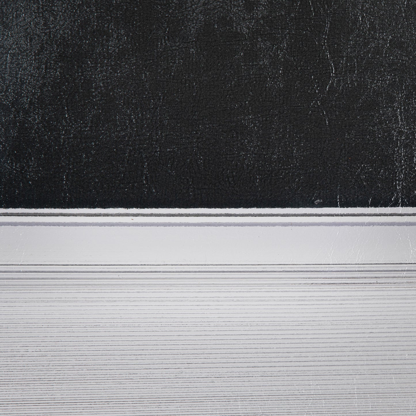 Jackson Sit or Stand Mat Anti-Fatigue Support Combined with Floor Protection (36" x 53") Black and Clear