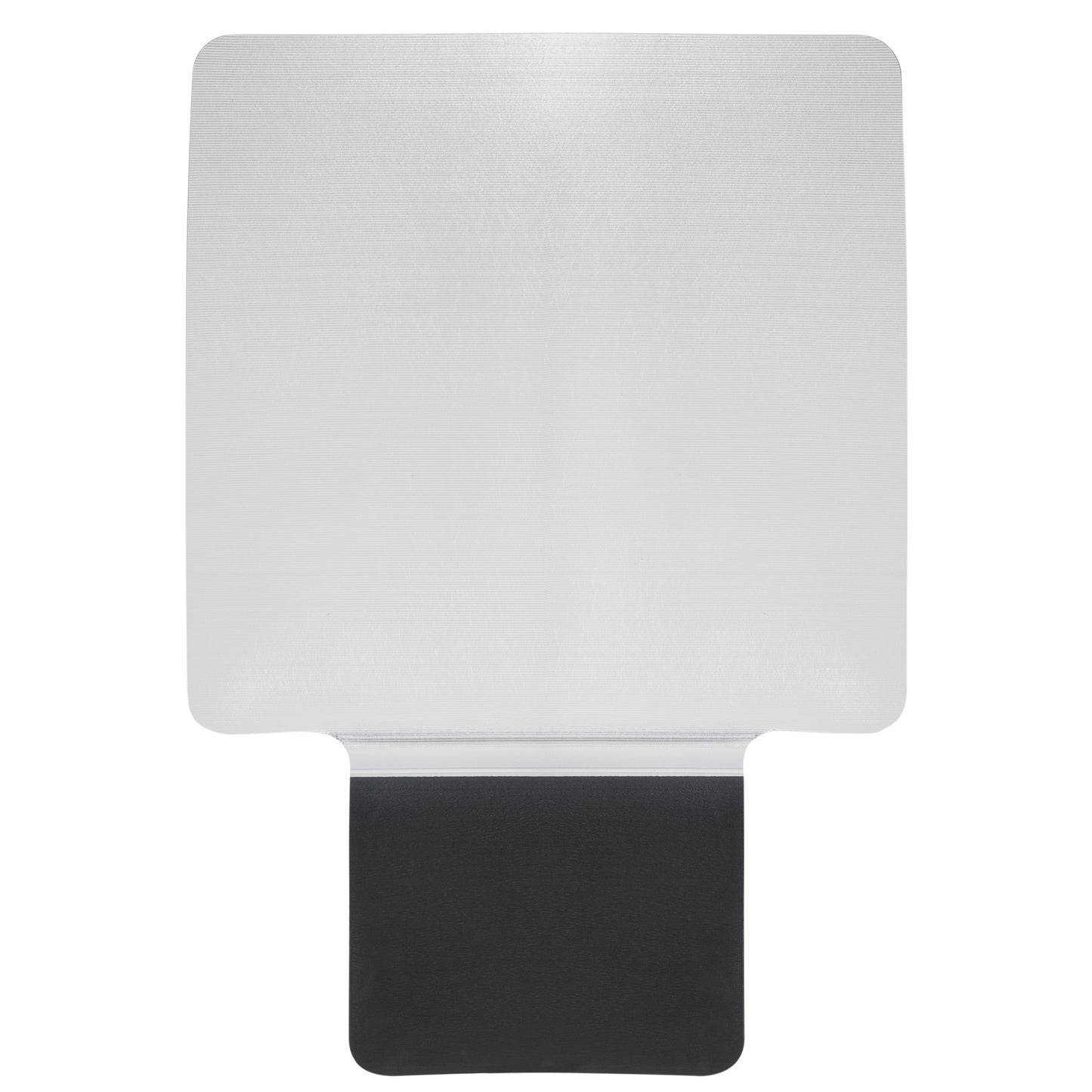 Jackson Sit or Stand Mat Anti-Fatigue Support Combined with Floor Protection (36" x 53") Black and Clear
