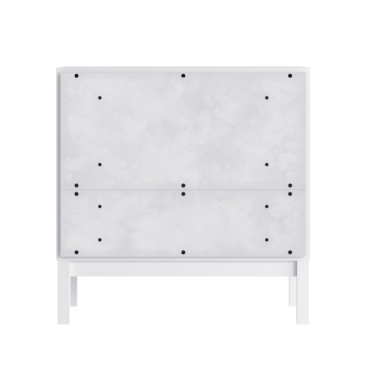 Dallas Wooden 3-Drawer Dresser for Bedroom, Chest of Drawers for Kids in White White