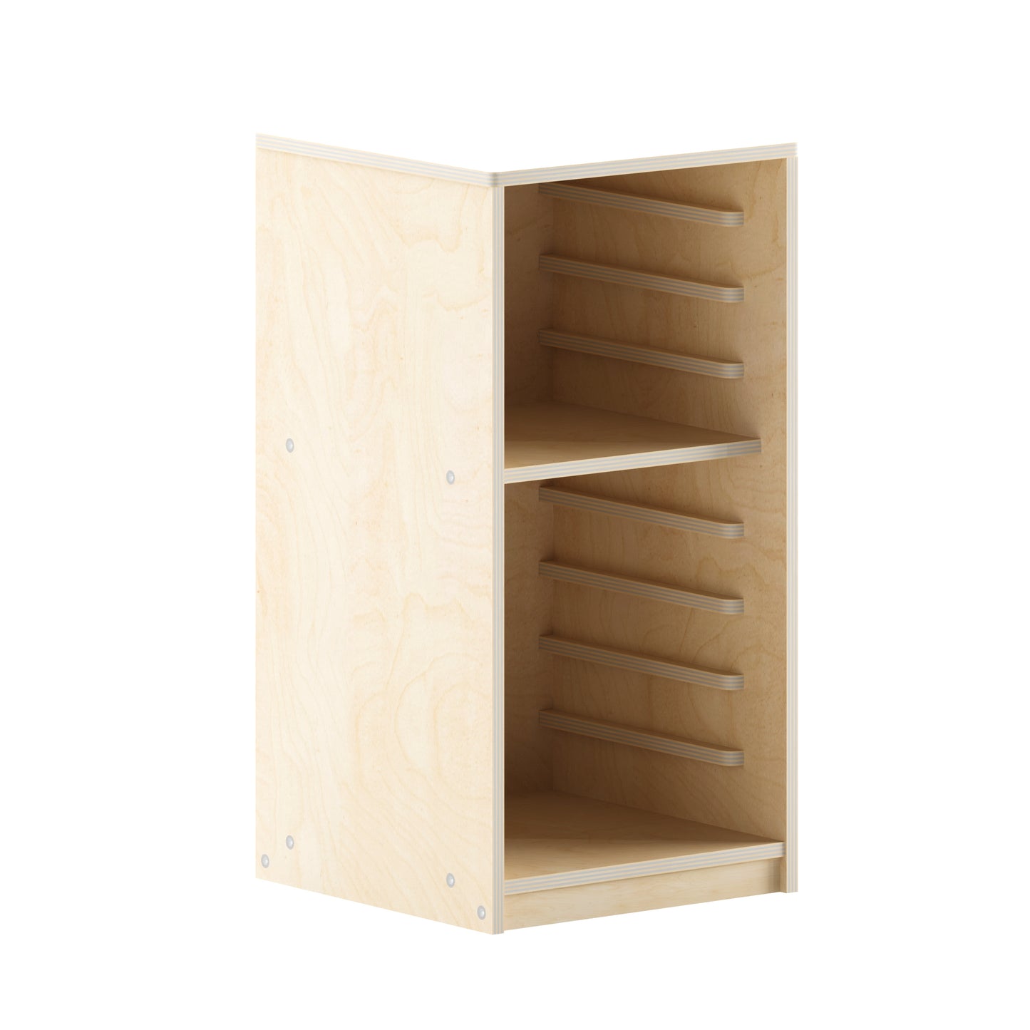 Bright Beginnings Kid Friendly Commercial Deluxe Natural Birch Plywood Puzzle Holder Beech