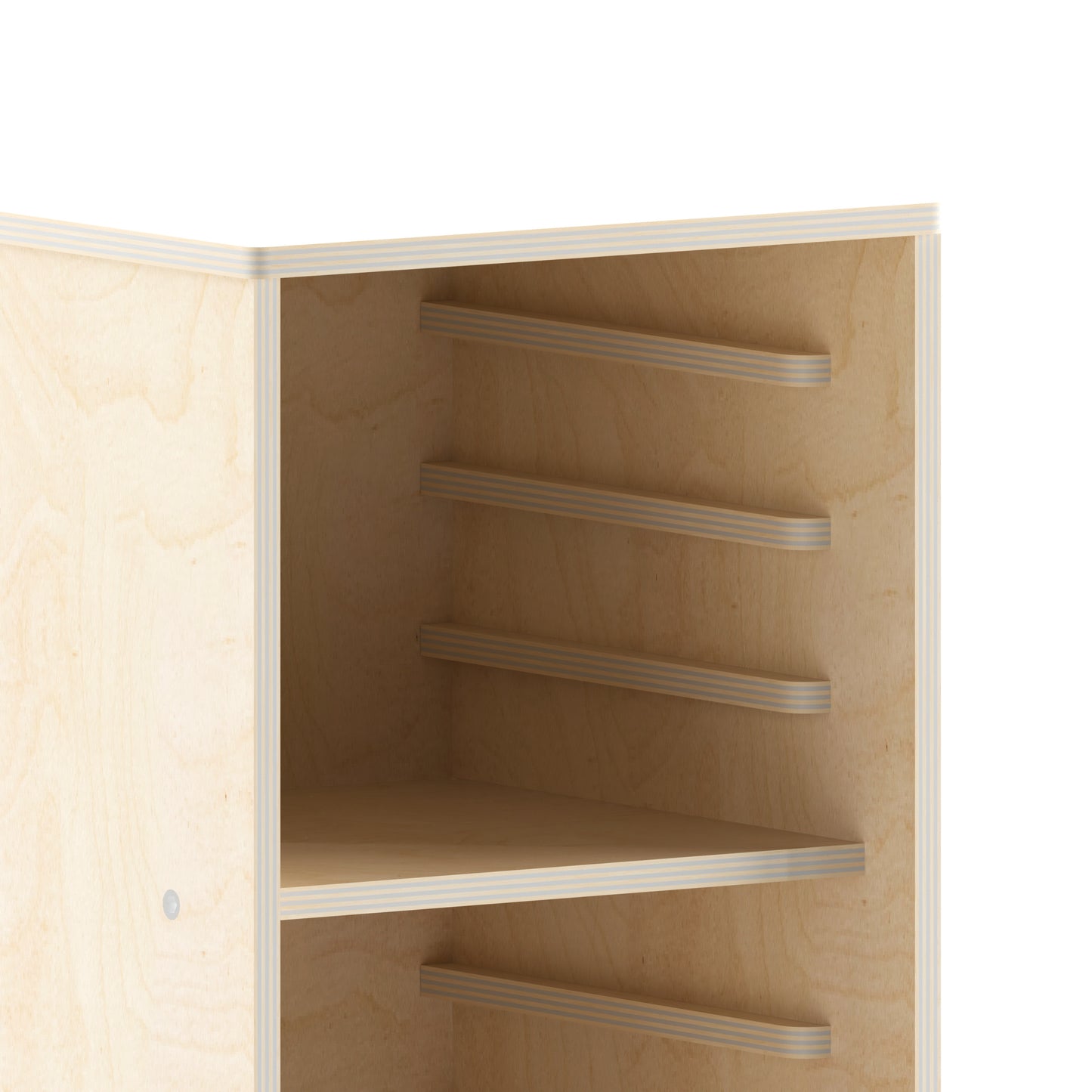 Bright Beginnings Kid Friendly Commercial Deluxe Natural Birch Plywood Puzzle Holder Beech