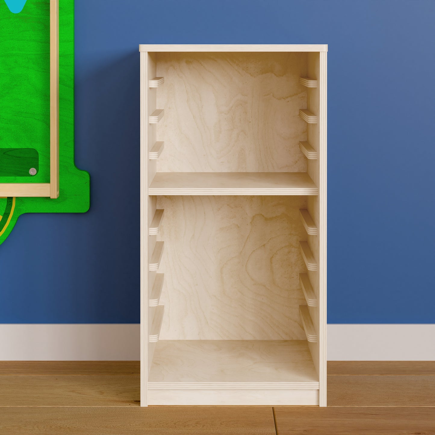 Bright Beginnings Kid Friendly Commercial Deluxe Natural Birch Plywood Puzzle Holder Beech