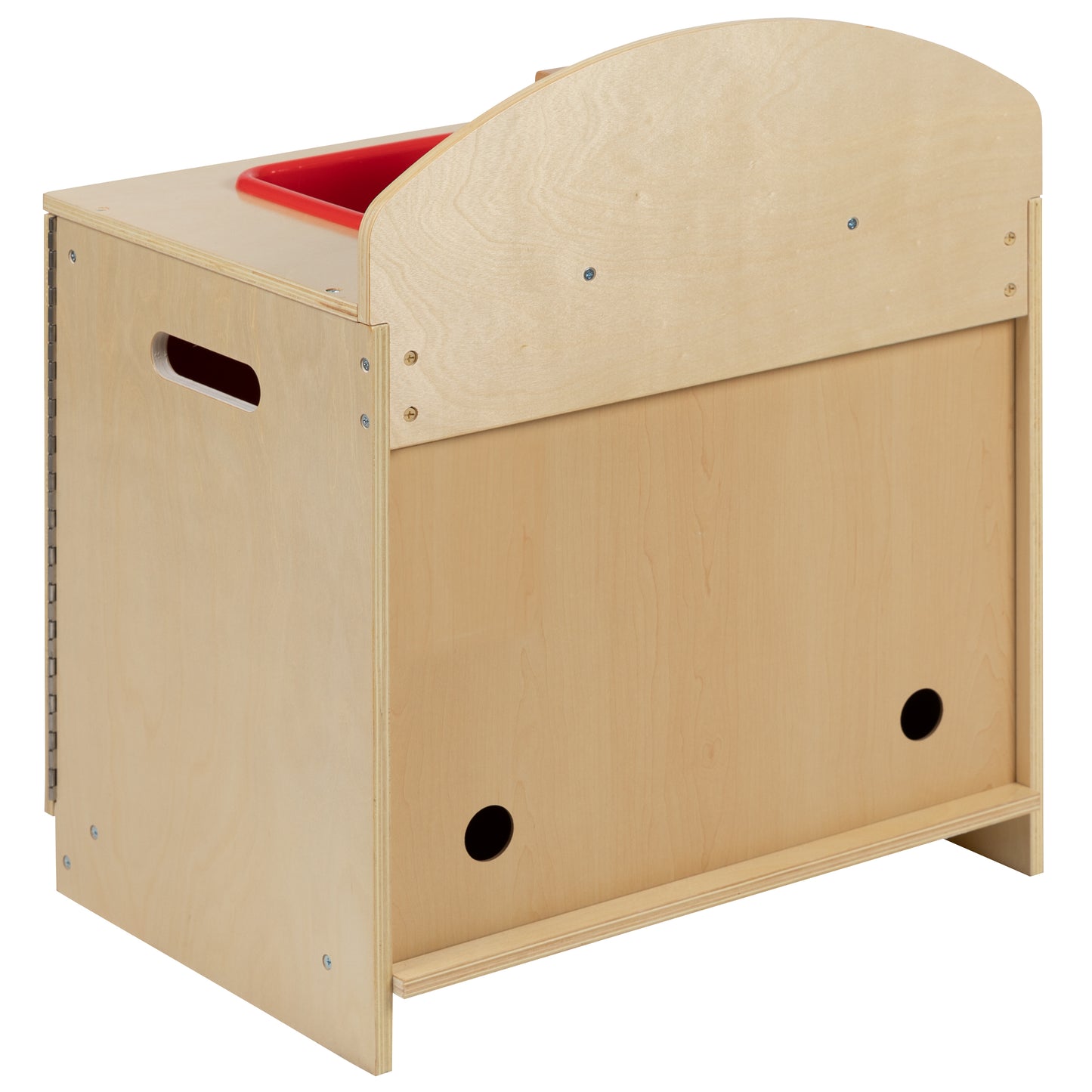 Hercules Children's Wooden Kitchen Sink for Commercial or Home Use - Safe, Kid Friendly Design Natural