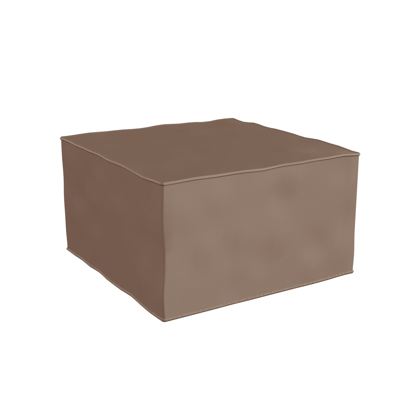 Bright Beginnings Commercial Grade Modular Classroom Soft Seating, 1 Seater Chair/Ottoman, Neutral Vinyl Neutral