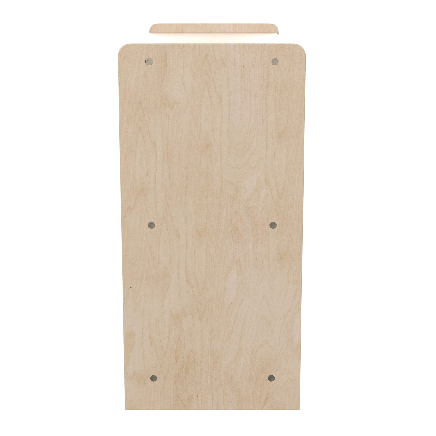 Bright Beginnings Commercial Grade 3 Section Modular Wooden Classroom Open Storage Unit, Safe, Kid Friendly Design, Natural Beech