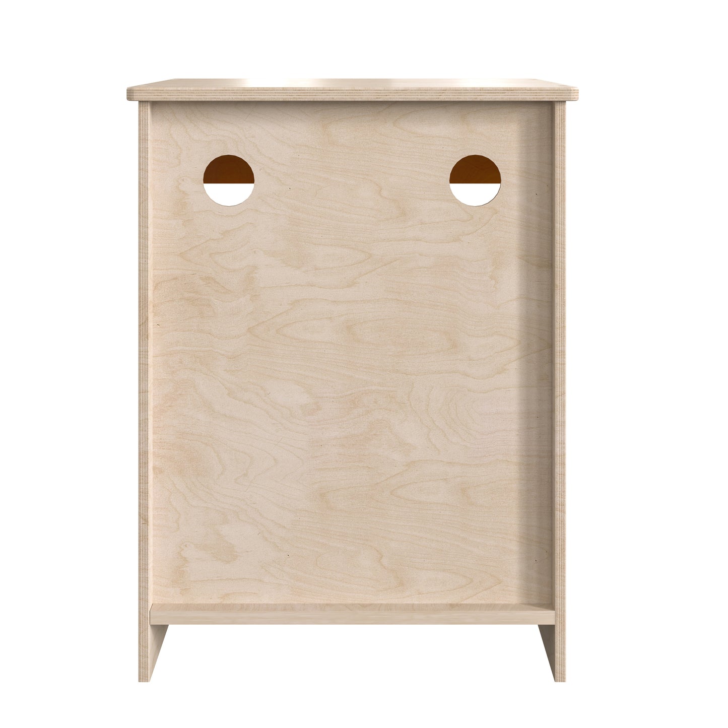 Bright Beginnings Commercial Grade Wooden Kid's Two Shelf Kitchen Cabinet Beech MK-ME03539-GG