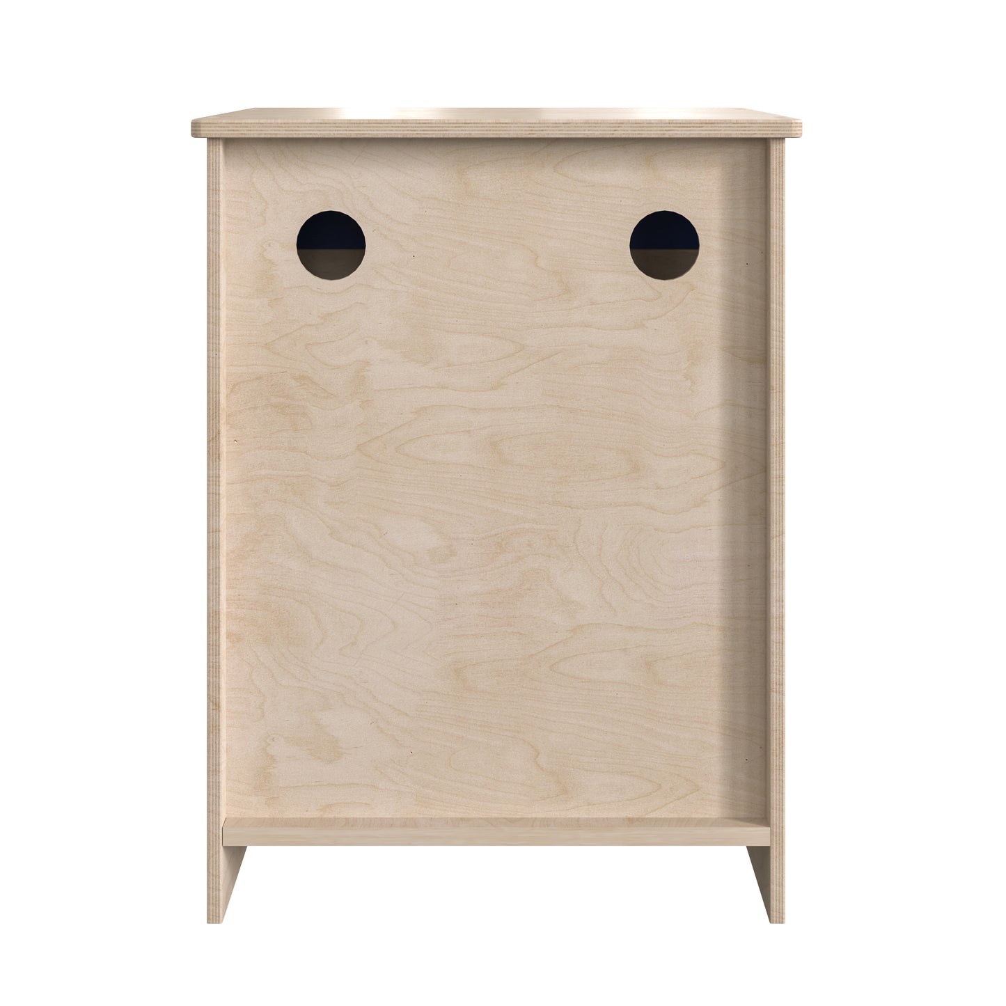 Bright Beginnings Commercial Grade Wooden Kid's Washing Machine with Integrated Storage and Turning Knobs Beech MK-ME03546-GG