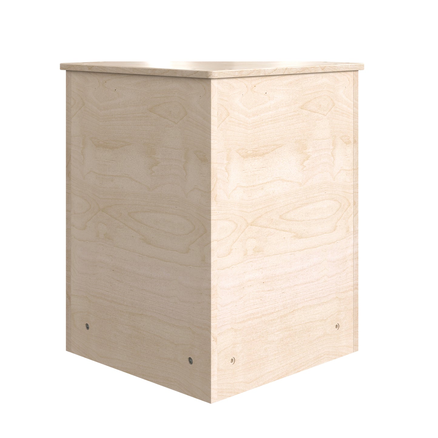 Bright Beginnings Commercial Grade Wooden Kid's Two Tier Corner Kitchen Cabinet Beech