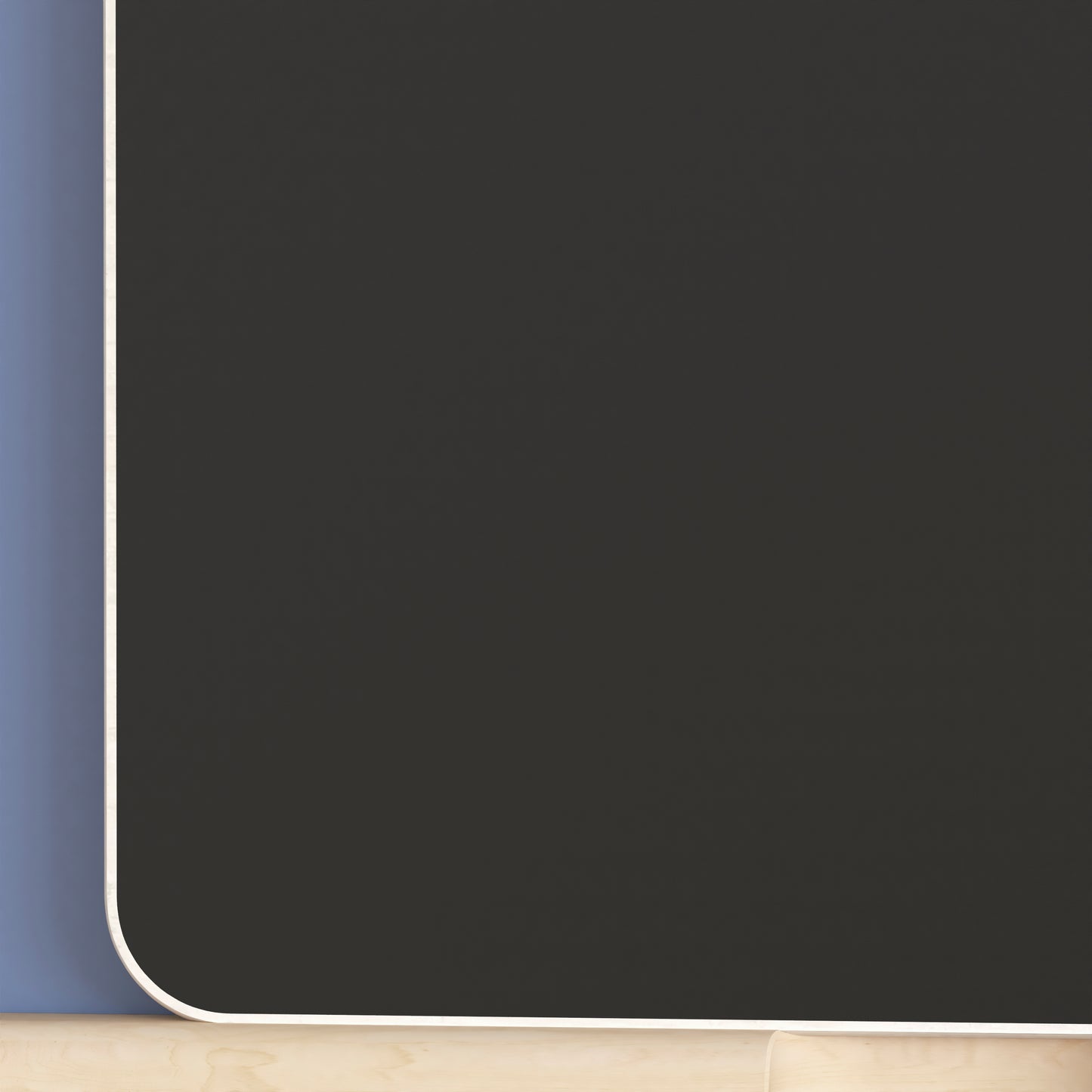 Bright Beginnings Commercial Grade STEAM Wall Accessory Board, Magnetic Chalkboard Black