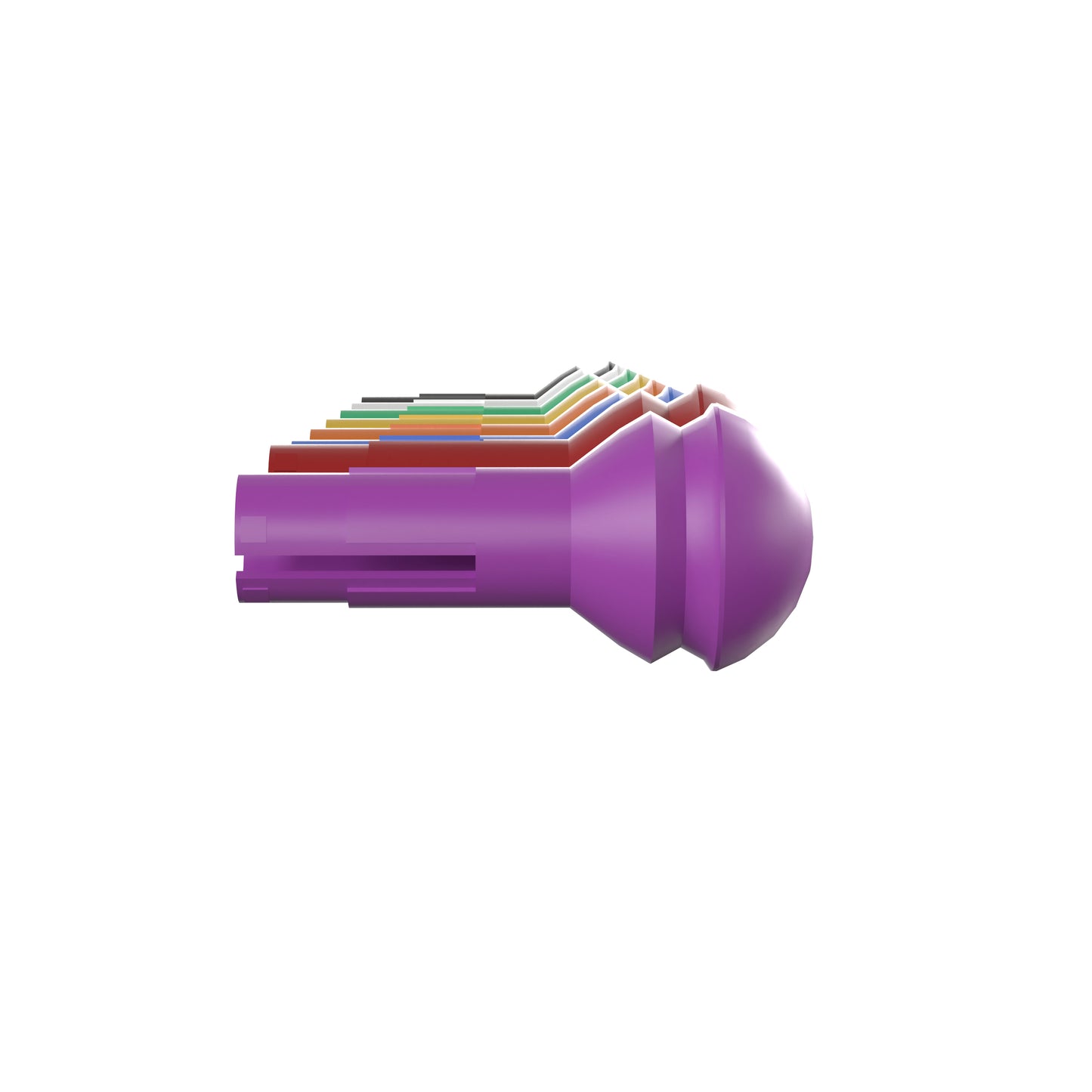 Bright Beginnings Commercial Grade 512 Piece Peg Accessory Pack for Modular STEAM Walls (Not Included) - Multicolor Multi