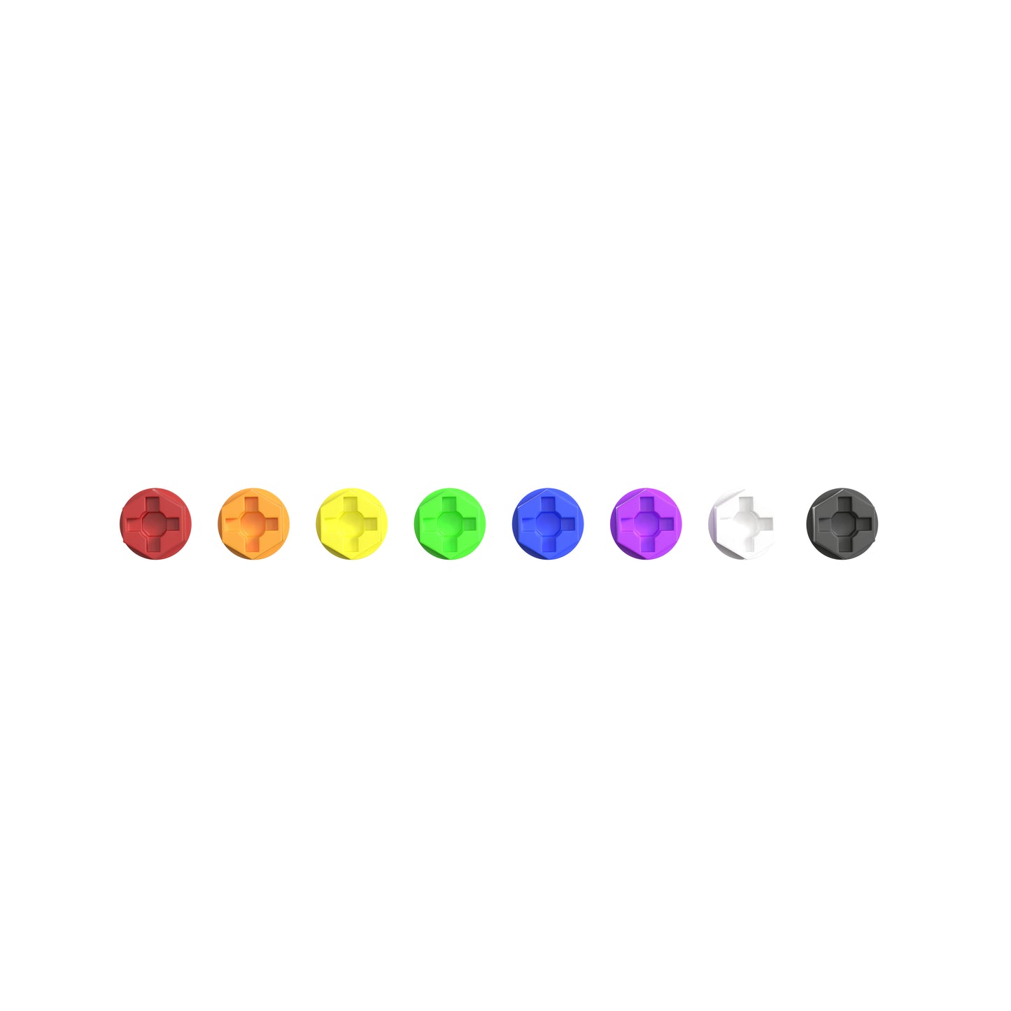 Bright Beginnings Commercial Grade Modular STEAM Wall 512 Piece Multicolor Screw Accessory Pack (STEAM Wall Not Included) Multi