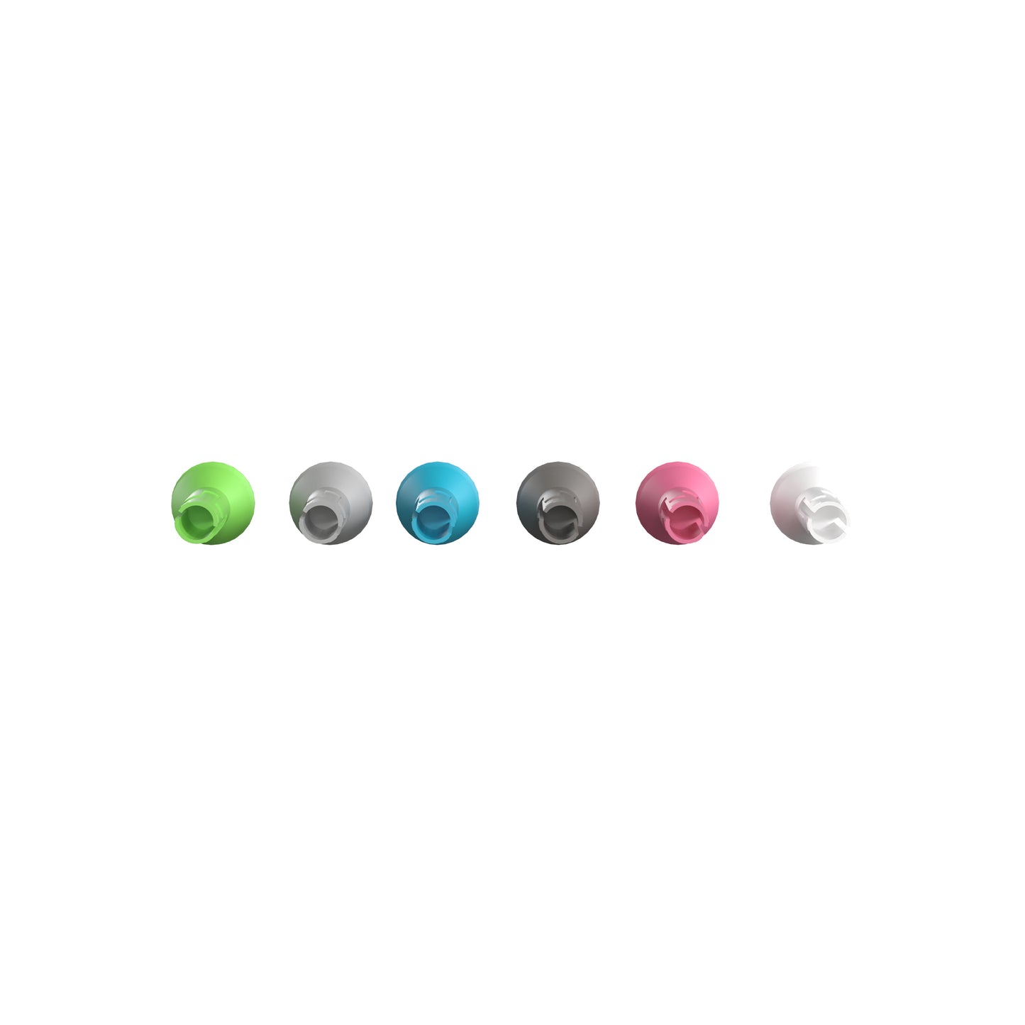 Bright Beginnings Commercial Grade 512 Piece Peg Accessory Pack for Modular STEAM Walls (Not Included) - Pastel Multi Pastel