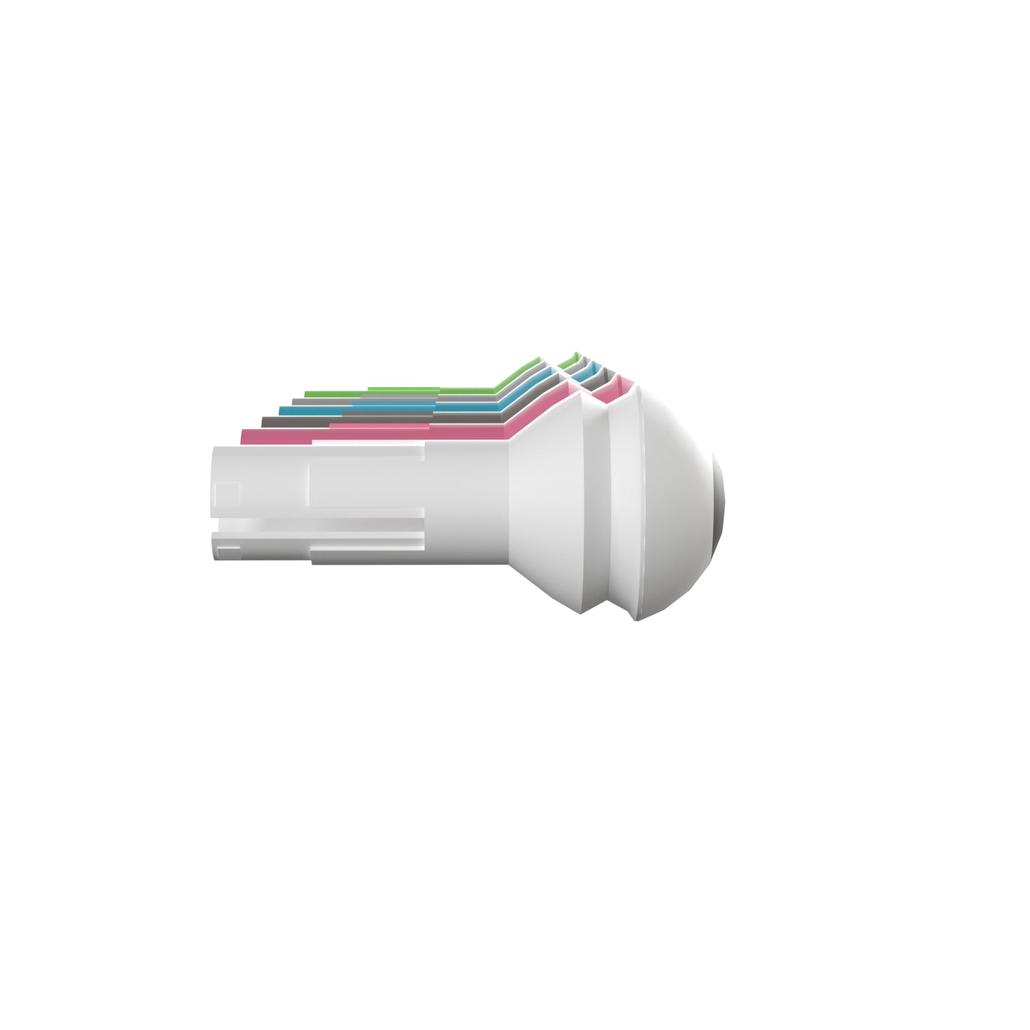Bright Beginnings Commercial Grade 512 Piece Peg Accessory Pack for Modular STEAM Walls (Not Included) - Pastel Multi Pastel
