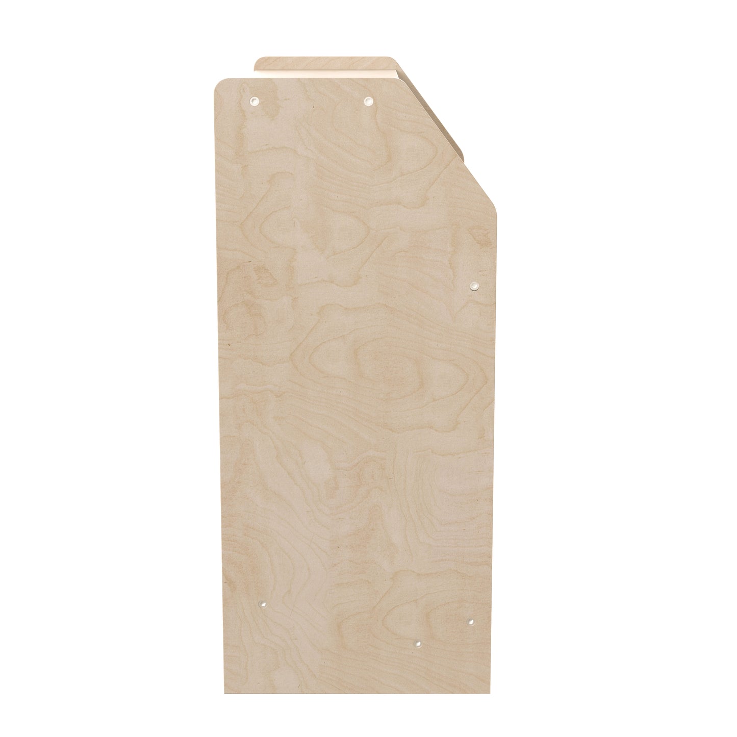 Bright Beginnings Commercial Grade Wooden Pretend Play Recycling Station for Children Beech