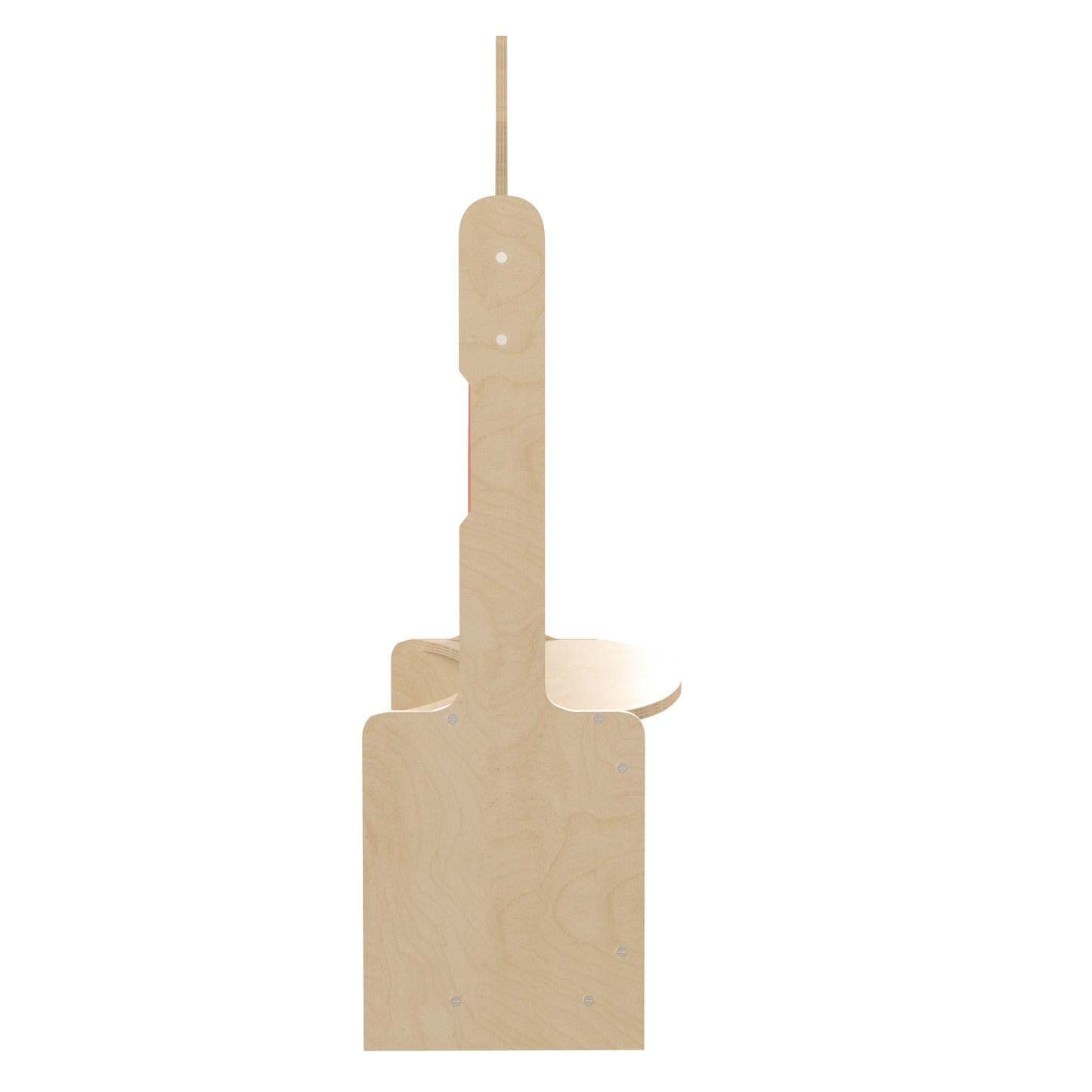 Bright Beginnings Wooden Puppet Theater with Removable Curtains and Bottom Magnetic Chalkboard, Natural Beech