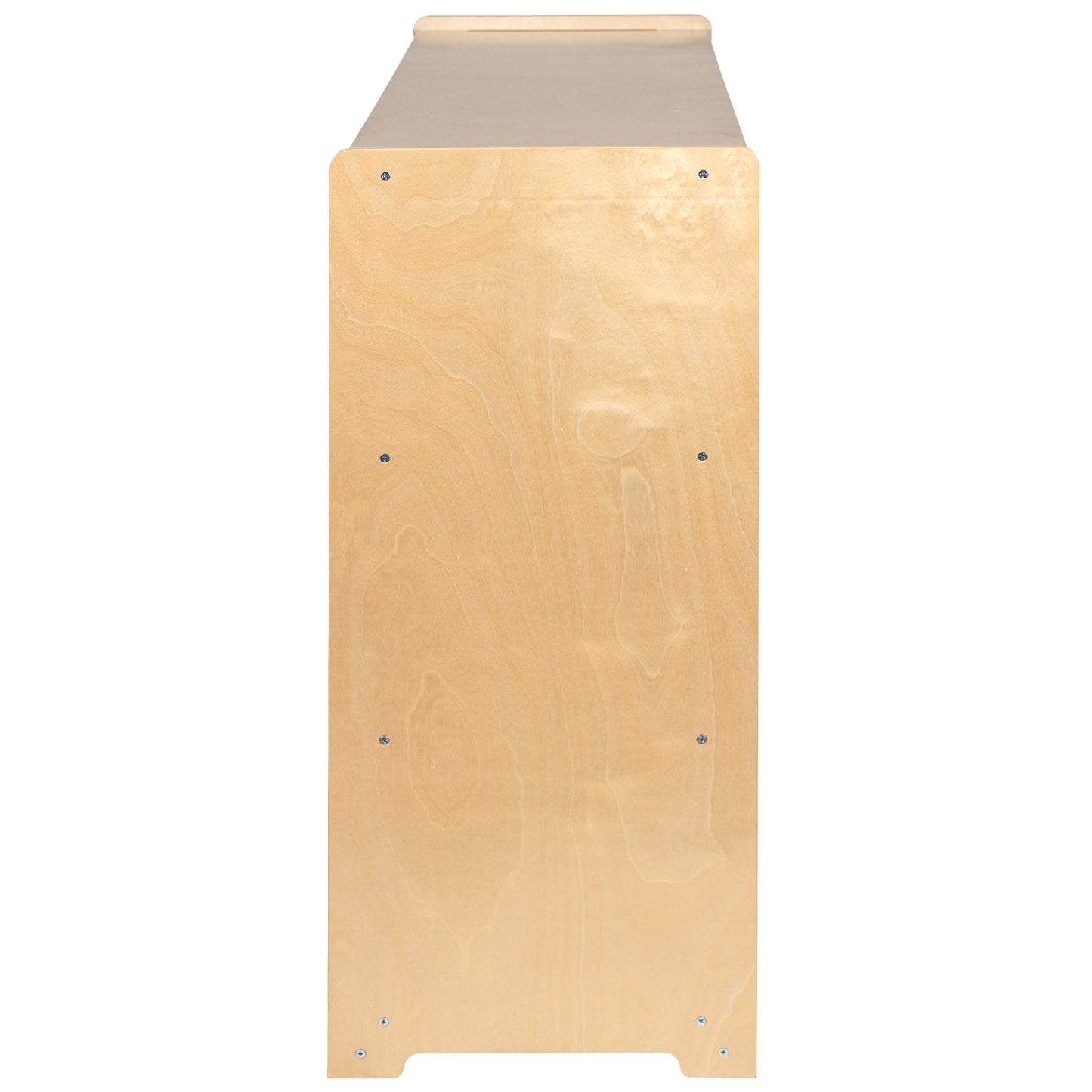 Hercules Wooden 8 Section School Classroom Storage Cabinet for Commercial or Home Use - Safe, Kid Friendly Design - 36"H (Natural) Natural