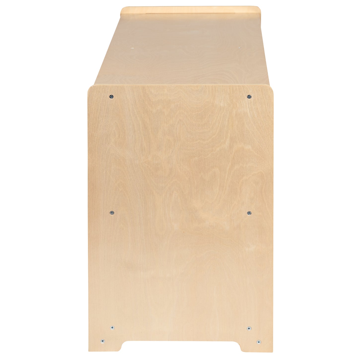 Hercules Wooden 5 Section School Classroom Storage Cabinet for Commercial or Home Use - Safe, Kid Friendly Design - 24"H x 36"L (Natural) Natural
