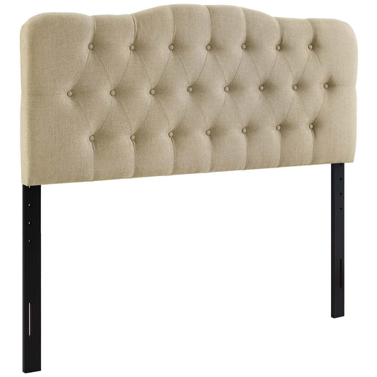 Annabel Upholstered Fabric Queen Headboard by Modway Beige MOD-5154-BEI