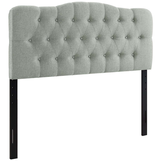 Annabel Upholstered Fabric Queen Headboard by Modway Gray MOD-5154-GRY