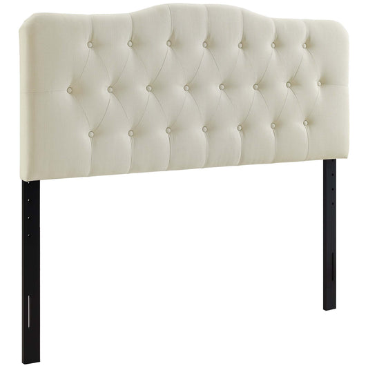 Annabel Upholstered Fabric Queen Headboard by Modway Ivory MOD-5154-IVO