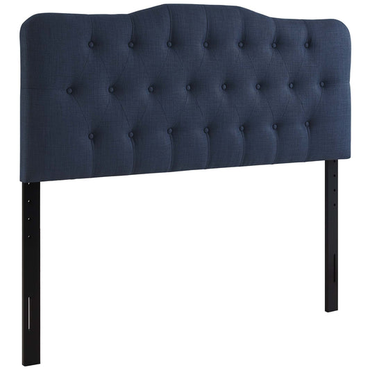 Annabel Upholstered Fabric Queen Headboard by Modway Navy MOD-5154-NAV