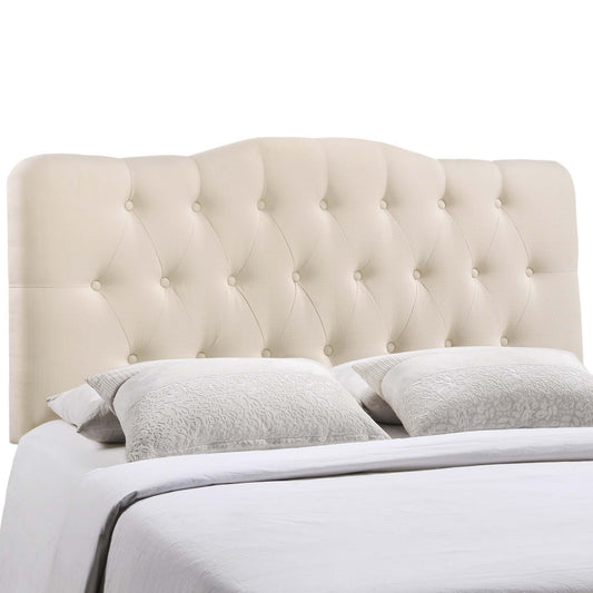 Annabel Upholstered Fabric Full Headboard by Modway Ivory MOD-5156-IVO