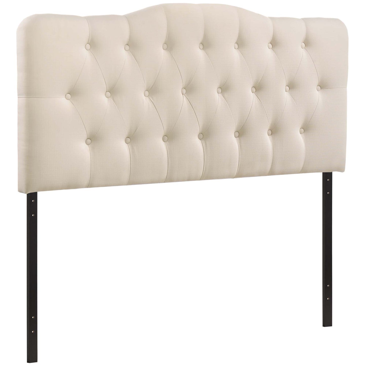 Annabel Upholstered Fabric Full Headboard by Modway Ivory