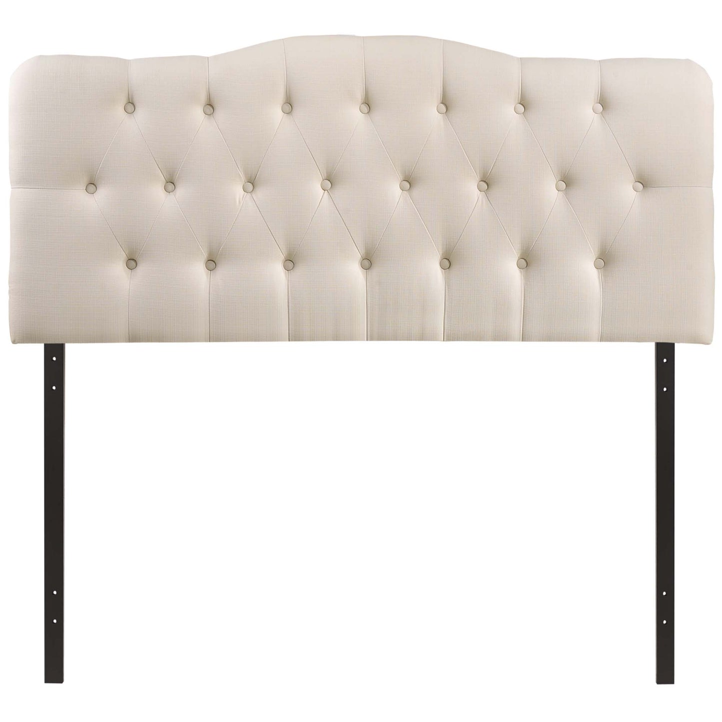 Annabel Upholstered Fabric Full Headboard by Modway Ivory