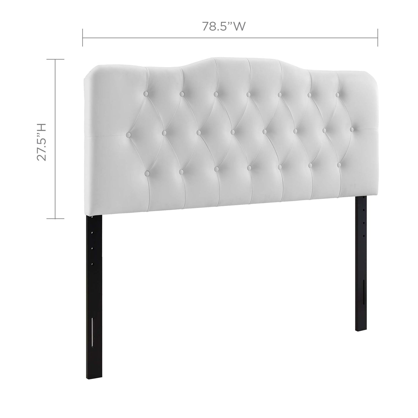 Annabel Upholstered Vinyl Headboard by Modway
