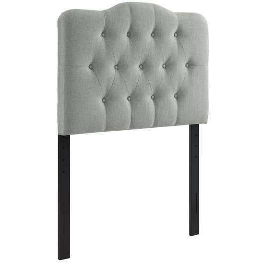 Annabel Upholstered Fabric Twin Headboard by Modway Gray MOD-5160-GRY
