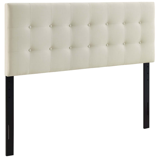 Emily Upholstered Fabric King Headboard by Modway Ivory MOD-5174-IVO