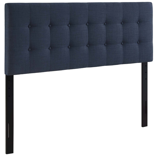 Emily Upholstered Fabric King Headboard by Modway Navy MOD-5174-NAV